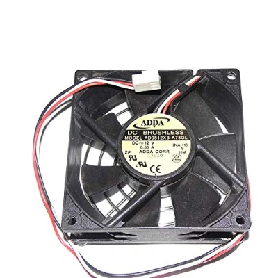 Image de N / A Cooling Fan AD0812XB A73GL,Server Cooler A73GL 12V 0.55A, Large air Volume Chassis for 80 * 25mm 3 wire