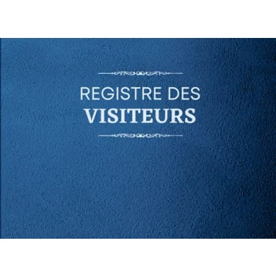 Image de REGISTRE des VISITEURS: Journal entrées et sorties visiteurs 100 pages Format Pratique Pour tout type d’établissement
