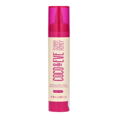 Image de Coco &amp; Eve Sunny Honey Bronzing FACE Drops Protection solaire, Taille: 30 ml, Medium glow