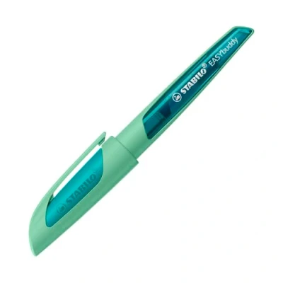 Image de stylo plume gaucher STABILO EASYbuddy ergonomique L spéciale menthe à l&#039;eau