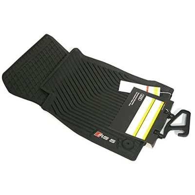 Image de Audi 8W6061221041 Tapis de Sol Avant en Caoutchouc Toutes Saisons RS5 Coupé Cabriolet Noir