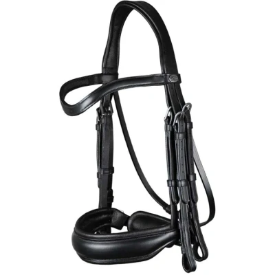 Image de Dyon Bride de dressage Mat WC Noir