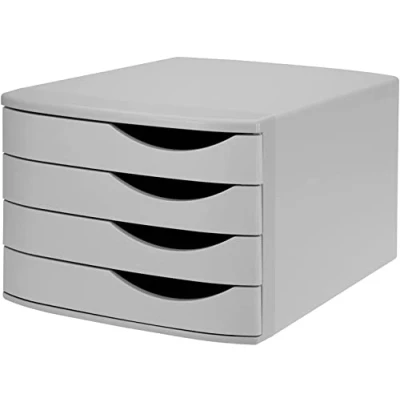 Image de Re Solution 2686374307 Class&#039;box 4 grands tiroirs Gris