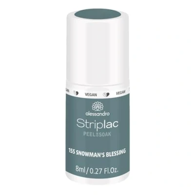 Image de alessandro Striplac Snowman&#039;s Blessing Vernis à ongles UV Doux et durable Facile enlever grâce la technologie Peel Off Vegan sans cruauté envers les animaux 8 ml