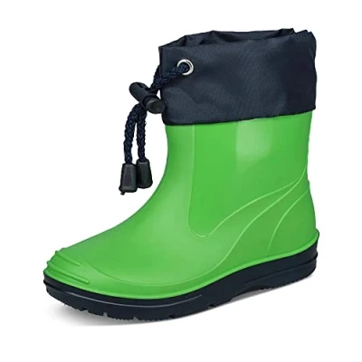 Image de Beck Mixte enfant Basic 849 Bottes bottines de pluie, Vert, 29 EU