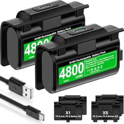 Image de HELLCOOL Battery for Xbox One/Series Controller