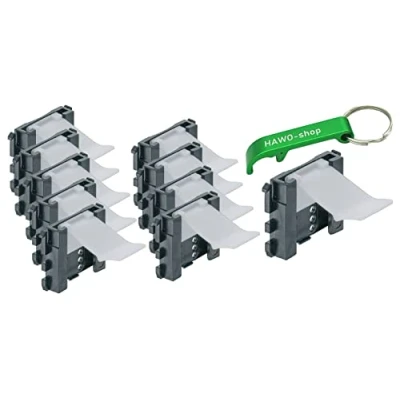 Image de Lot de 10 supports socle Pour ouverture 16 mm Support burger Format construction Nolte Wellmann Rotpunkt Holtkamp Hanches