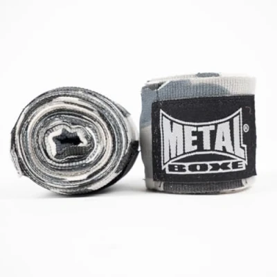 Image de METAL Boxe Mixte 4m BANDE D ENTRAINEMENT, Multicolore (camouflage gris), EU