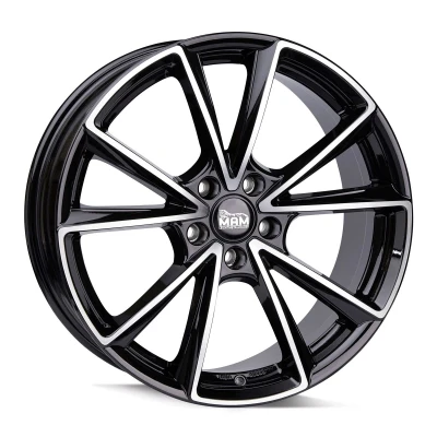 Image de MAM 5Trou 20Pouce 112mm Jante alu A5 noire avant satiné MAMA58520511245BFP