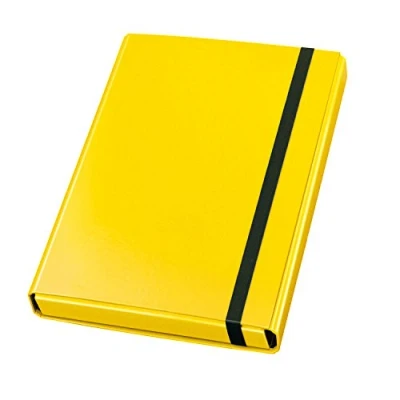 Image de VELOFLEX 4443310 boîte de classement Velocolor, DIN A4, avec élastique, en carton, pelliculé brillant, jaune, 23 x 32 4 cm, 1 pièce