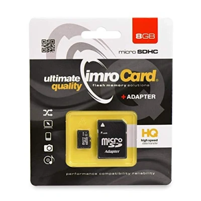 Image de IMRO 4/8G ADP mémoire flash 8 Go MicroSDHC Classe 4 Neuf
