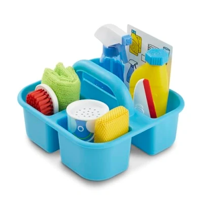 Image de Melissa &amp; Doug Kit D’Articles de Nettoyage pour enfants, Jeux rôle, Jeu d&#039;imitación, Jouet éducatif et créatif, Cadeau garçons filles 3 4 5 6 7 ans