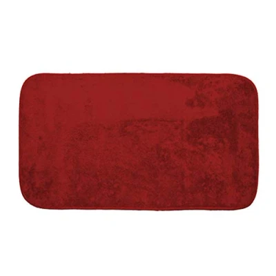 Image de GEMITEX Tapis MERLINO 40 x 70 Bordeaux Microfibre, Polyester