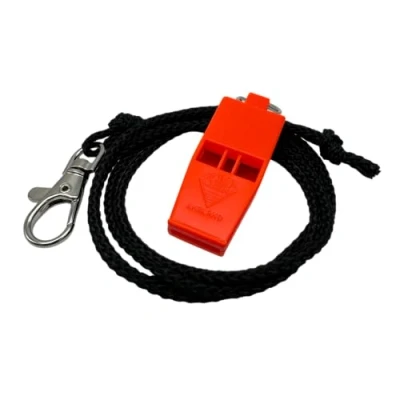 Image de ACME Tornado No. 636 Sifflet Orange avec cordon à pipe