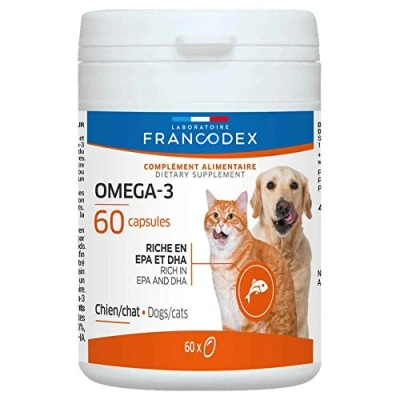 Image de Francodex Oméga 3 Chien &amp; Chat 60 comprimés