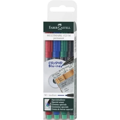 Image de Faber Castell 152509 Feutre multiusage MULTIMARK permanent M étui de 8