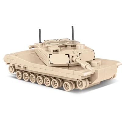 Image de COBI Historical Collection World War II Abrams M1A2 3106 Ensemble de Construction l&#039;armée, Sable du désert, Taille Standard