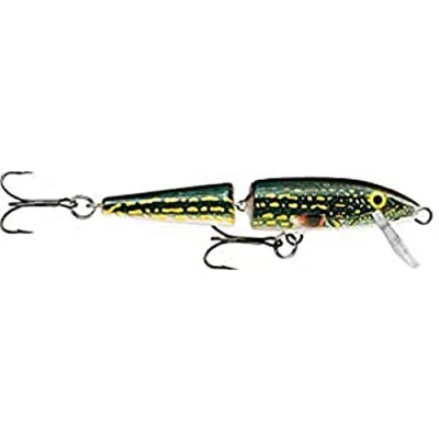Image de Rapala Leurre de Pêche Jointed Matériel avec Construction Balsa en Eau Douce Fabriqué Estonie Prof Nage 1.2 2.4 m Taille 11 cm / 9 g Pike