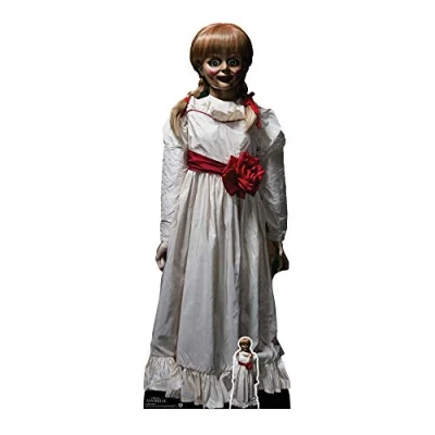 Image de STAR CUTOUTS SC1393 Poupée Annabelle en Carton découpée thème Film Horreur, Uni, Lifesize