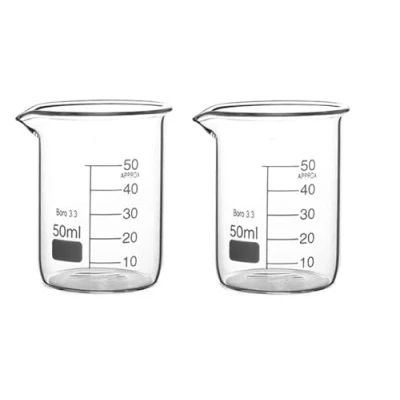 Image de Rocwing Verre doseur en Borosilicate 3.3 (50 ML, 2 dans Un Pack)