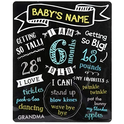 Image de Pearhead Tableau pour Photos de Bébé Prises Chaque Mois