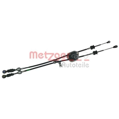 Image de METZGER 3150002 Tirette à câble, boîte de vitesse manuelle Double câble commande référence OE TOYOTA: Aygo, PEUGEOT: 107 3/5 portes, CITROËN: C1 I