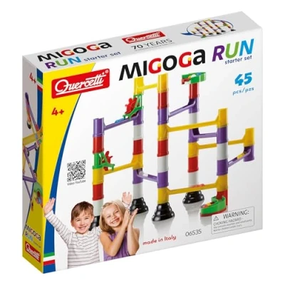 Image de Quercetti 6535 Migoga Marble Run Basic Piste pour billes, Jeu de construction Circuit billes créatif Enfants