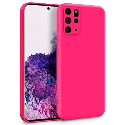 Image de MyGadget Coque pour Samsung Galaxy S20 Plus Case TPU Souple &amp; Soft avec Doublure Microfibre Cover Protection Extra Fine Légère Rose Foncé
