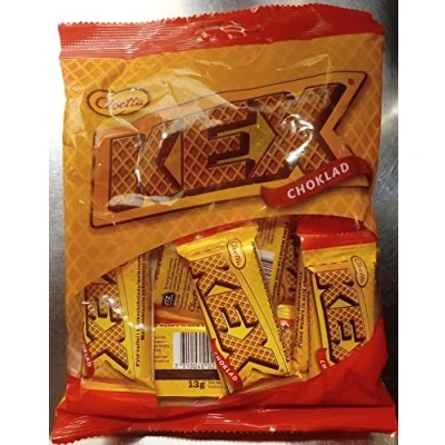Image de Cloetta Kex Choklad Chocolat Fourré Mini Tranches 156G