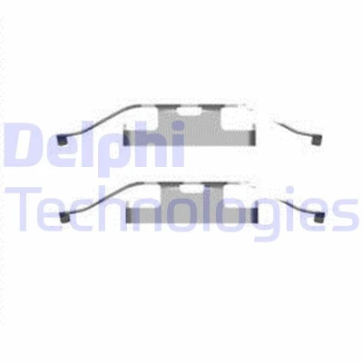 Image de DELPHI LX0596 Kit d&#039;accessoires, plaquette de frein à disque VOLKSWAGEN: Multivan 5 (7HM, Touareg I, Transporter