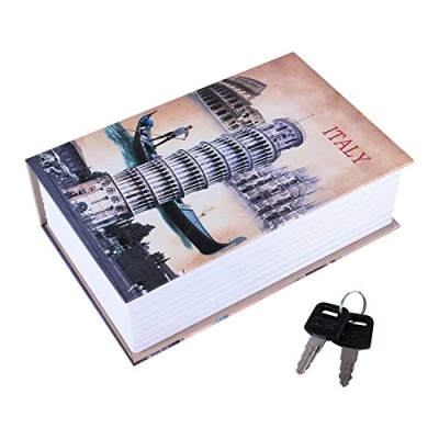 Image de Lazmin Dictionnaire Tirelire Caché Secret Livre Design Objets de Valeur Sécurité Serrure sécurité(#7)