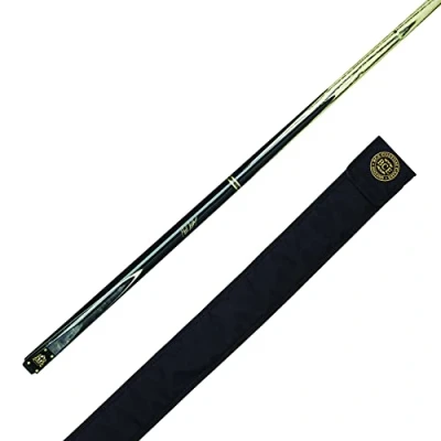 Image de BCE Heritage 2 Piece Mark Selby Cue Matching Grain 145cm with 9.5mm Tip Queue de Billard/Snooker Unisex Adult, Noir,