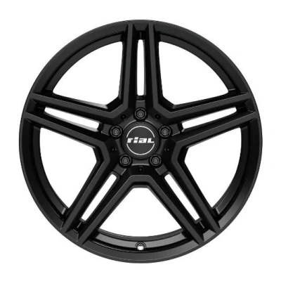 Image de RIAL 5Trou 17Pouce 112mm Jante alu M10 noir 65744M84 5