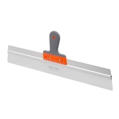 Image de Mivos Couteau à Enduire de Façade Professionnel avec Lame Large en INOX 600 x 60 mm Mastic pour Lisser les Grandes Surfaces Spatule Soft Poignée Made in EU