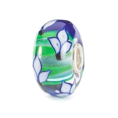 Image de Trollbeads Collection automnale Perles en verre Motif pattes d&#039;amour, taille unique, Verre, Pas de gemme