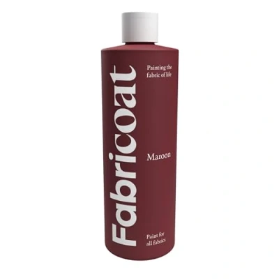 Image de Fabricoat Peinture Textile Restaurez ou Changez la Couleur de Tous les Textiles Peignez Directement sur le Tissu Transformez Tissus : Canapés, Abat jour (250 ml, Marron)