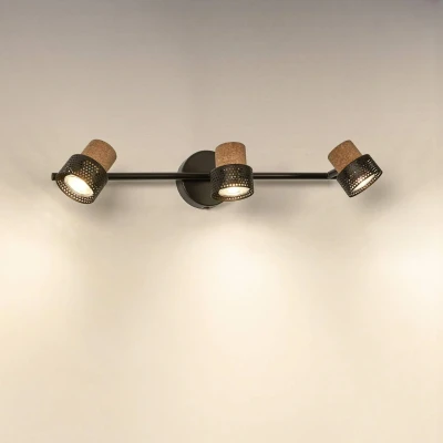 Image de Spot LEDVANCE DECOR CORK noir 3 x 3,4W, 690lm têtes réglables intérieur