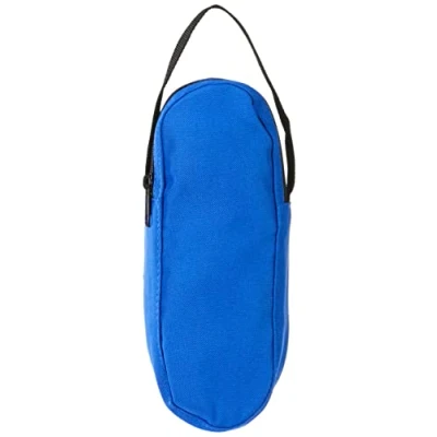 Image de Kimood Sacoche de pétanque Bleue, pour 3 Boules, avec Fermeture zippée.