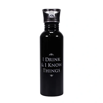 Image de Half Moon Bay Gourde i drink and Know Things Game of Thrones