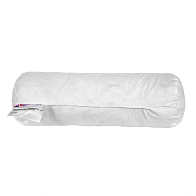 Image de HOMESCAPES Traversin en Plumes de Canard, Coussin Rembourrage à recouvrir 40x15 cm