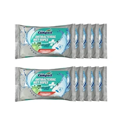 Image de ULTRA COMPACT Antibacterial Lingettes 40s 1 Unité