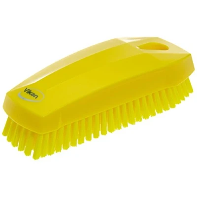 Image de Neolab 7591 Brosse à ongles avec poils durs 118 mm x 45 38 mm, Jaune