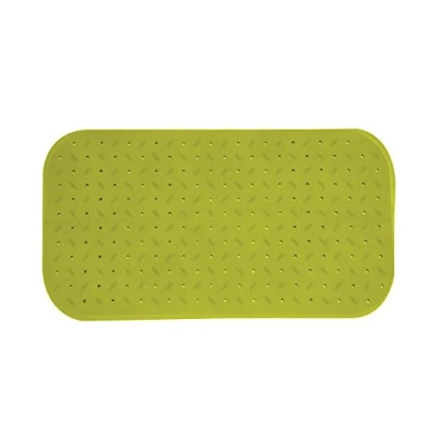 Image de MSV Premium Tapis de Douche antibactérien antidérapant avec ventouses Vert Env. 36 x 76 cm Lavable à 60 C
