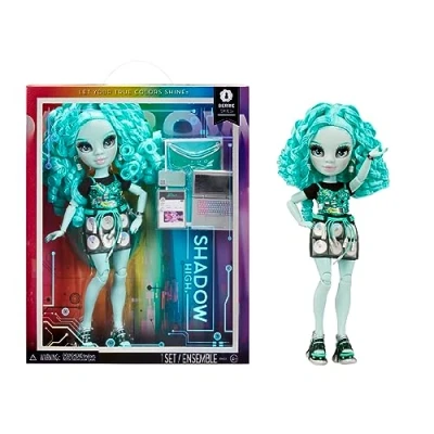 Image de RAINBOW High Shadow Series 3 Berrie Poupée Mannequin Verte Tenue à la Mode et + de 10 Accessoires Jeu Colorés Idéal pour Les Enfants 4 12 Ans Collectionneurs
