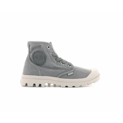 Image de Palladium Bottines à lacets Gray flannel, Femme, Taille: 39, flannel Textile