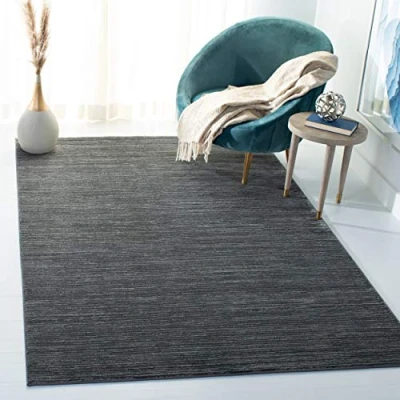 Image de Safavieh Grand Tapis de Salon rectangulaire pour Une Utilisation en intérieur, Polypropylène, Gris, 90 X 150 cm