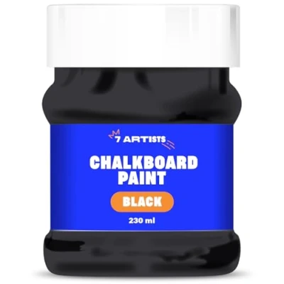Image de 7 Artists Peinture Tableau Noir 230 ml Ardoise Noire pour Craie a