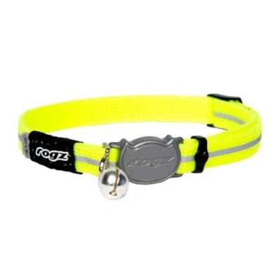 Image de Rogz Collier Alleycat. Mécanisme de Rupture Ajustable au Poids pour Une sécurité maximale. (Jaune)