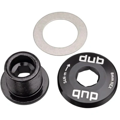 Image de Sram Crank Arm Bolt S EXTR M18/30 Dub STL BLK Adulte Unisexe, Noir, Taille Unique