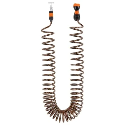 Image de Claber Spiral kit Plus, Lance Multifonction, raccords automatiques et Tuyau Flexible spiralé pour arrosage